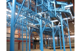 沉型汽车积放链悬挂输送系统